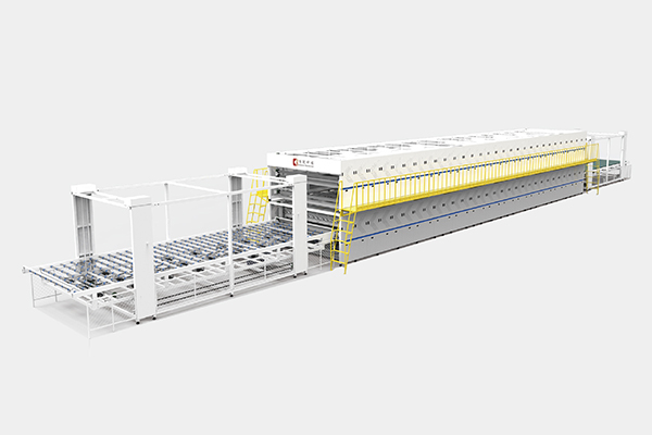 Double-layer double-chamber front and rear lift laminating machine